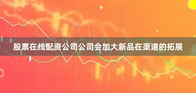 股票在线配资公司公司会加大新品在渠道的拓展